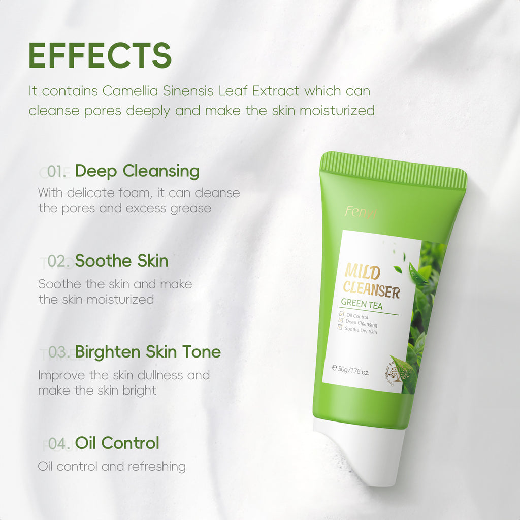 Elmilana Green Tea Facial Cleanser