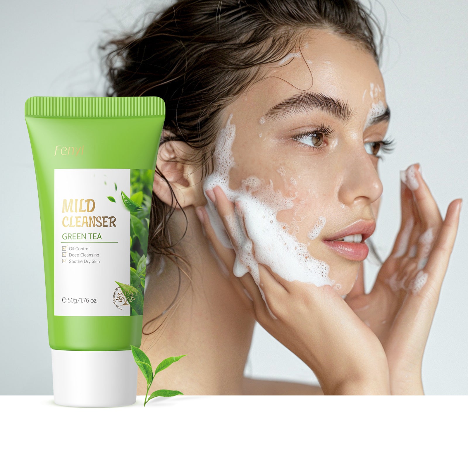 Elmilana Green Tea Facial Cleanser