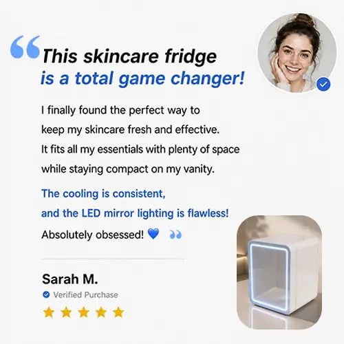 ELMILANA BEAUTY SKINCARE FRIDGE