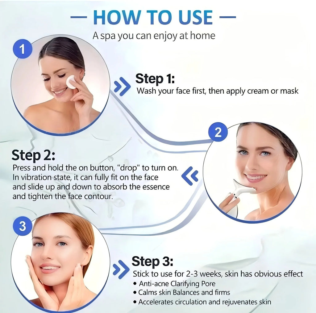 ELMILANA EMS Glow Lift Device – Face & Neck Firming Microcurrent Massager