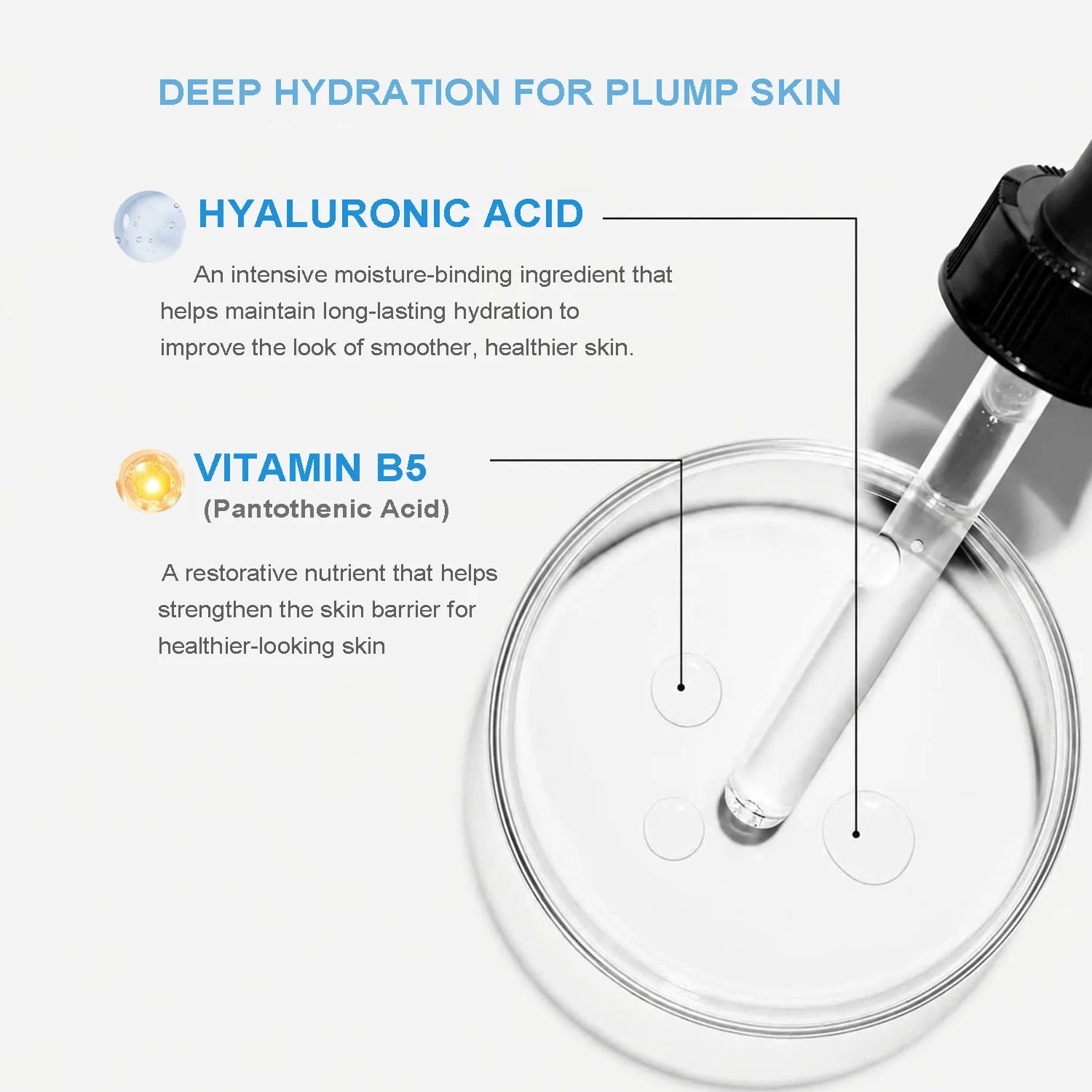 Hyaluronic Acid B5 Ceramide Moisturizing Supplement