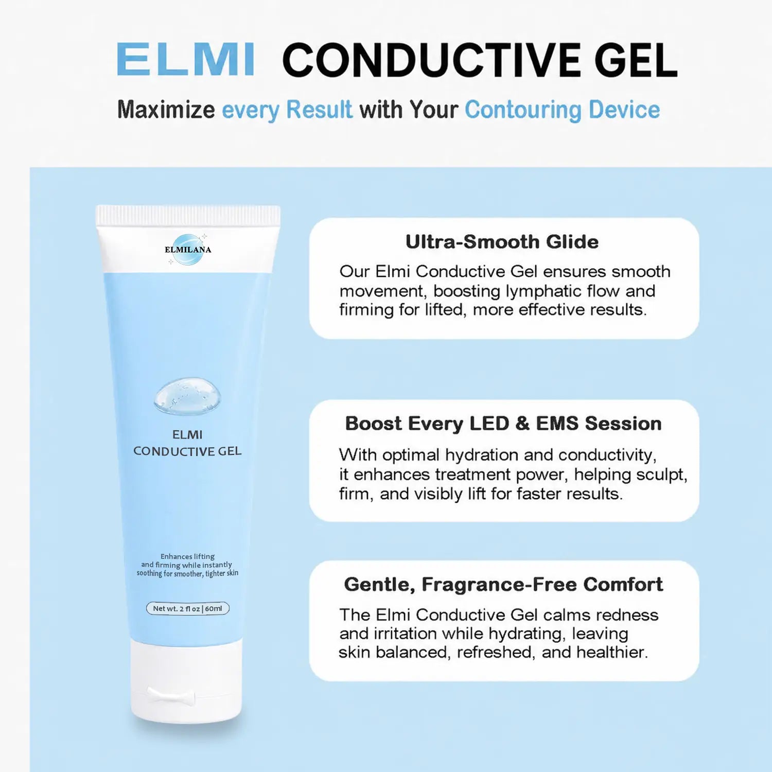 ELMILANA EMS Microcurrent Activating Gliding Gel